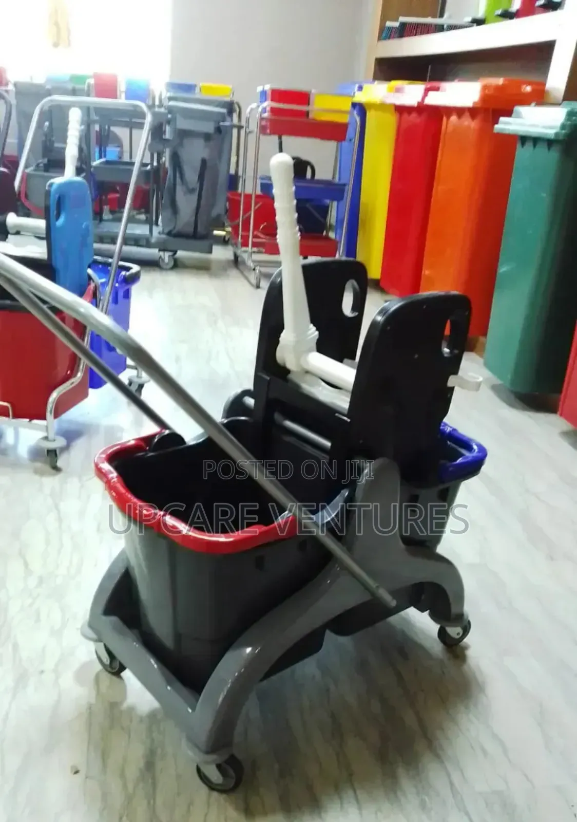 Double Mop Mop Bucket With Wringer