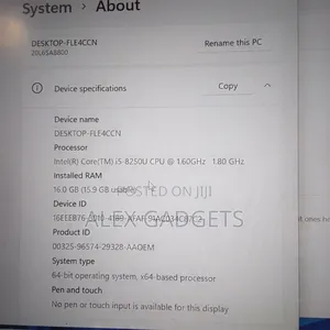 Laptop Lenovo ThinkPad T480 16GB Intel Core I5 SSD 256GB