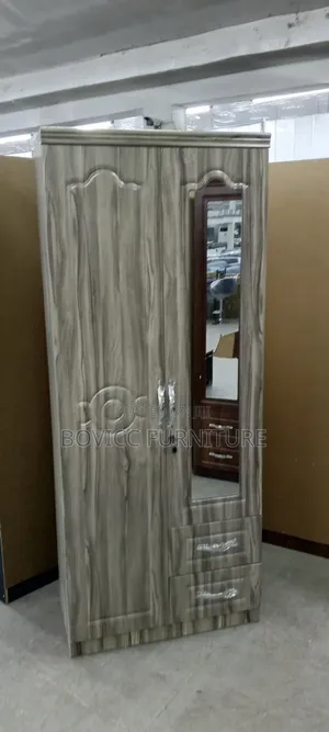 Skin Grey 2 Doors Wardrobe