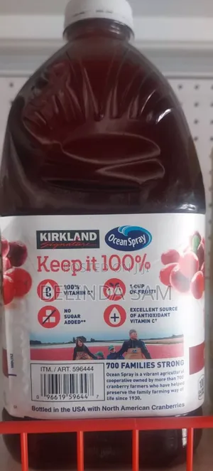 Cranberry and Apple Juice