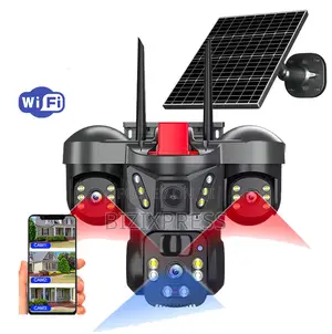 3 Lens Solar Wifi Camera