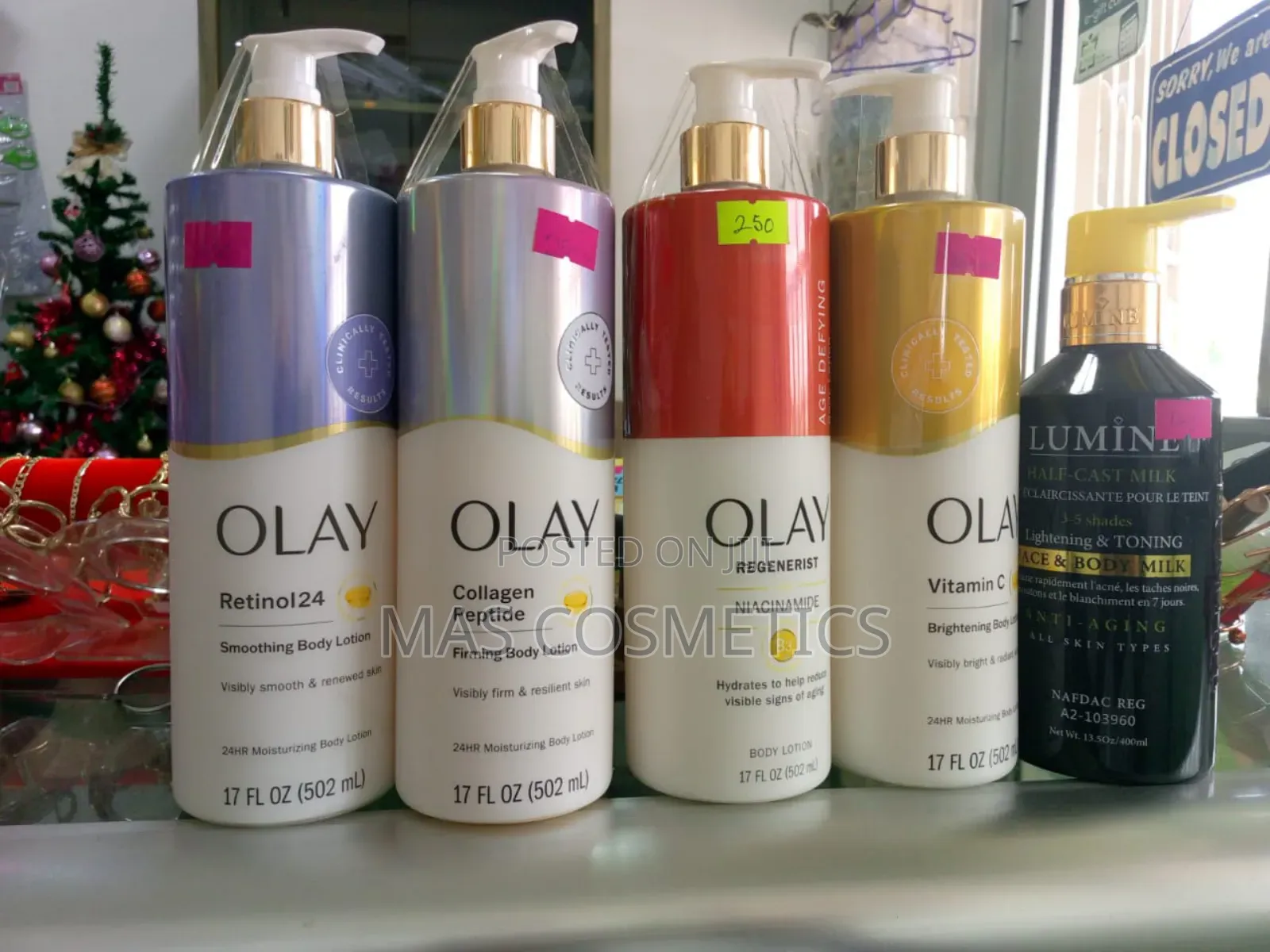 Olay Revitalizing Hydrating Body Lotion With Vitamin C.