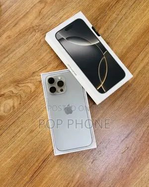 New Apple iPhone 16 Pro Max 256 GB Silver