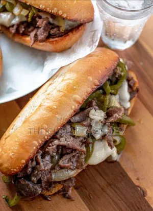 Beef Philly Cheese Steak Sandwich