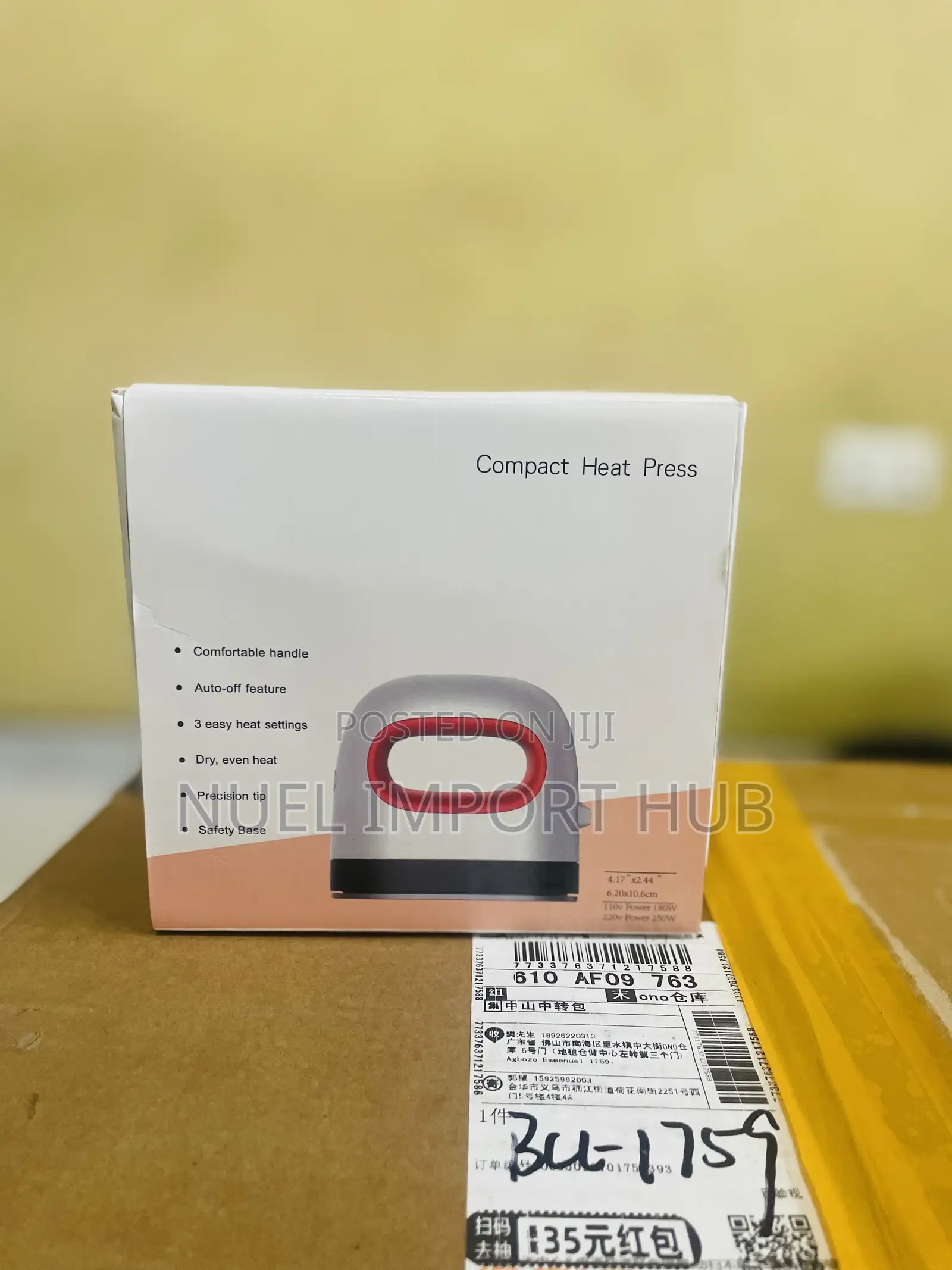 Easy Mini Heat Press Machine Iron Available