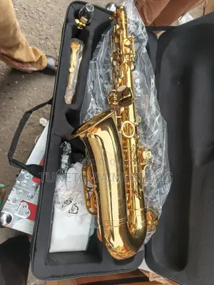 Golden Yamaha Alto Saxophone.