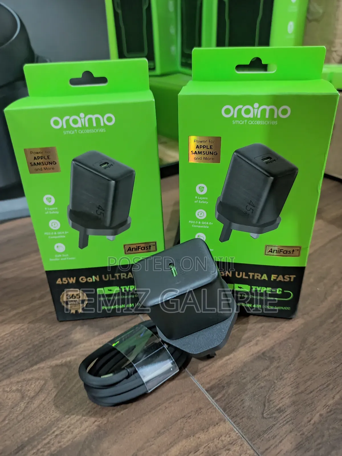 Oraimo Powergan 451 45w Gan Ultra Fast Wall Charger