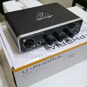 Behringer U-phoria Umc22 Usb Audio Interface.