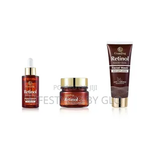 Guanjing Retinol Nicotinamide Ceramide Face Set (Wash+Serum+Cream)