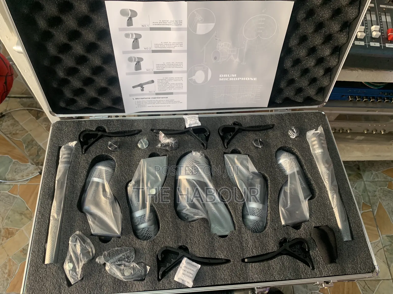 Shure Sh-DKT-7b Drum Microphone Set (7-Piece)