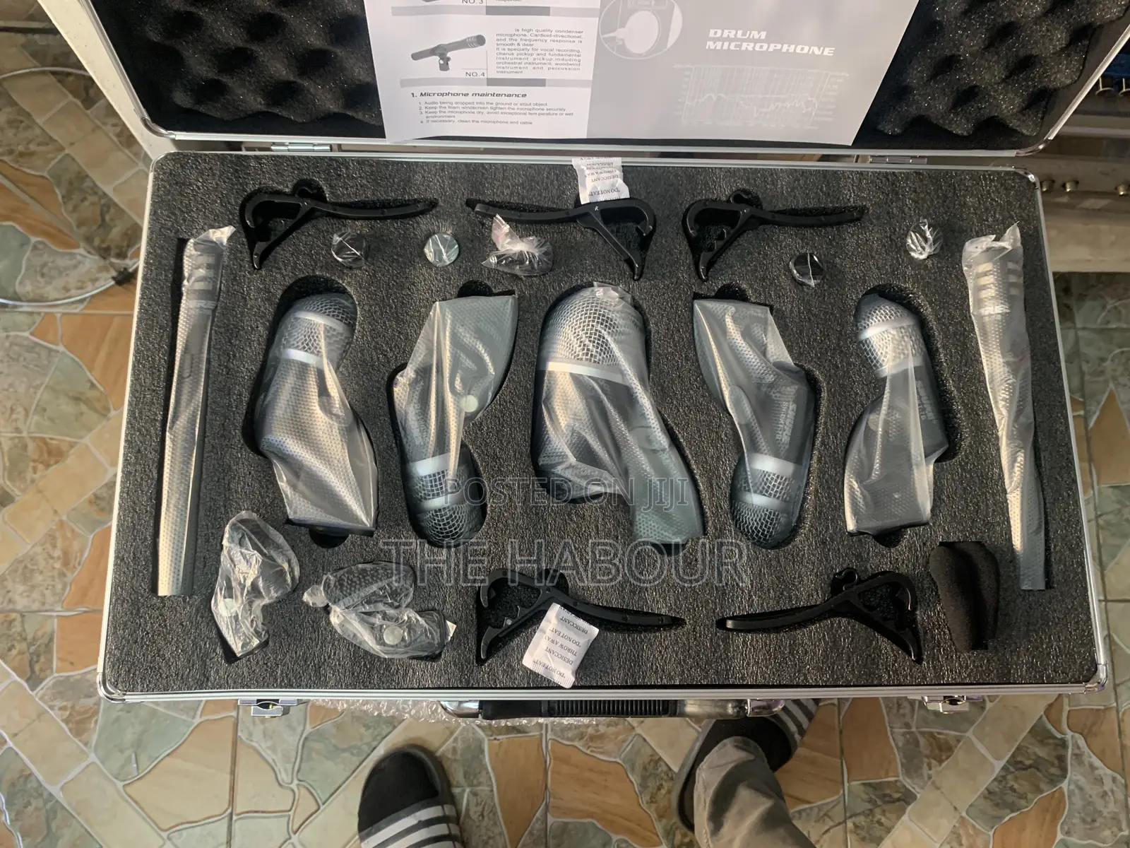 Shure Sh-DKT-7b Drum Microphone Set (7-Piece)
