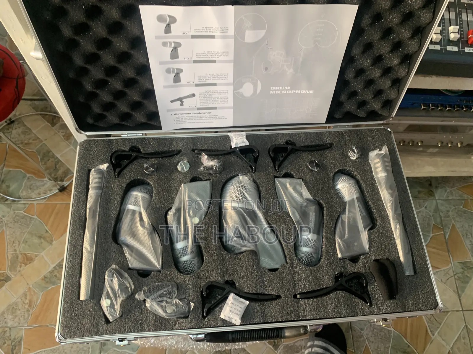 Shure Sh-DKT-7b Drum Microphone Set (7-Piece)