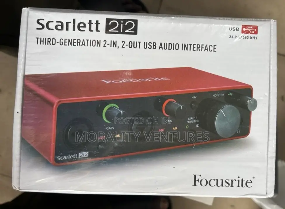 Scarlett Focusrite Third-Generation 2-In, 2-Out Usb Audio Interface