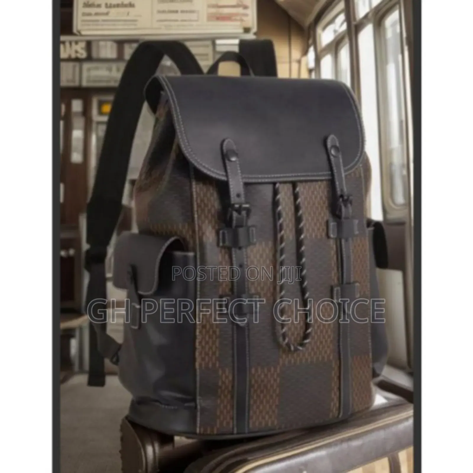 Personalized Leather Backpack