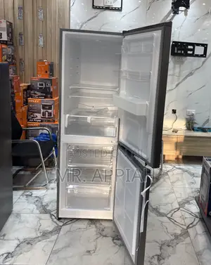 Super Cooling Zara-40bfwd Double Door Refrigerator(Gray)