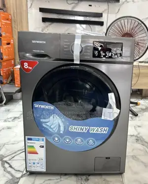 Shop Good Full Automatic Skyworth 8kg Frontload Grey Washer