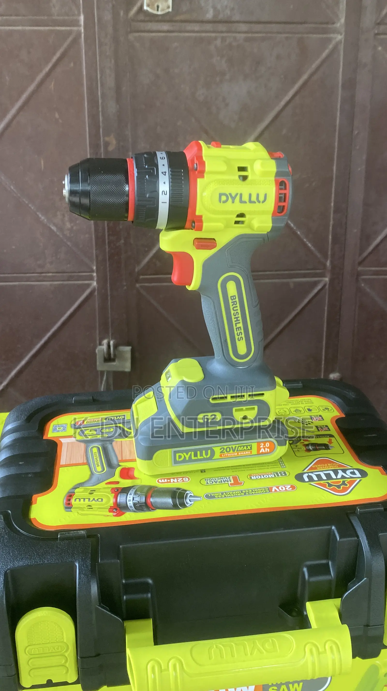 Dyllu Compact Brushless Impact Drill 20v