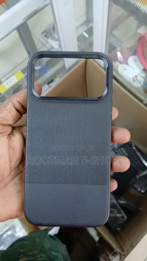 Vegan Matrix Leather Back Case for iPhone 17 Pro Max