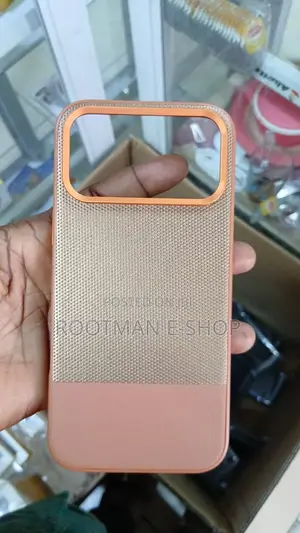 Vegan Matrix Leather Back Case for iPhone 17 Pro Max