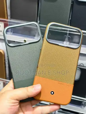 Vegan Matrix Leather Back Case for iPhone 17 Pro Max