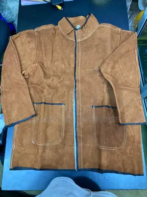 Leather Welding Jacket – Heavy-duty Heat & Spark Resistant Protective