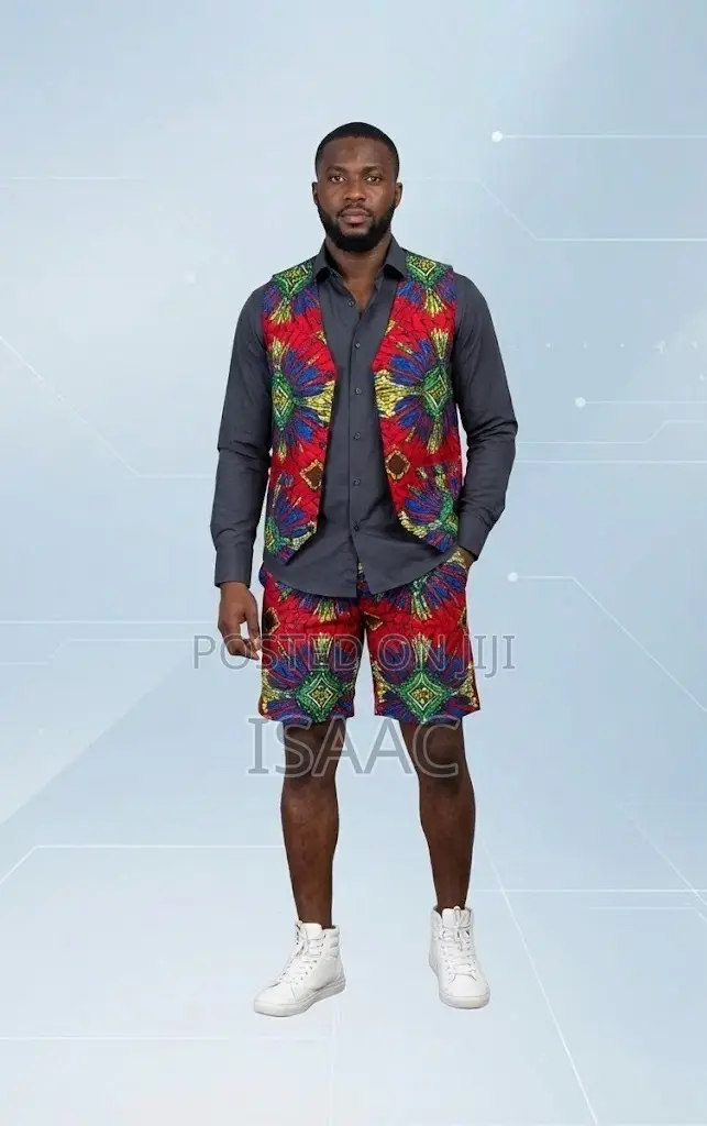 Ankara Bakit Shorts and Shirts