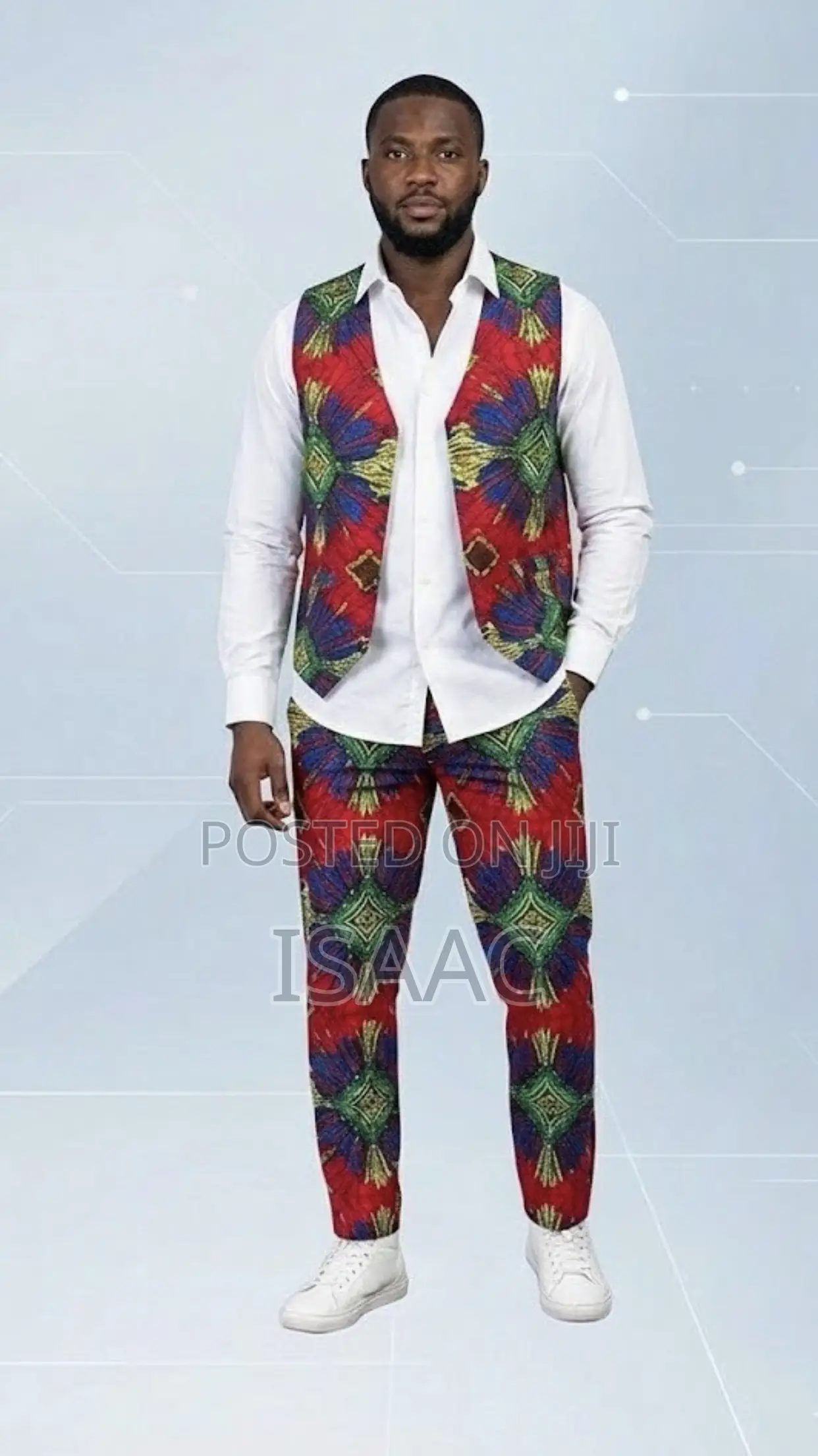 Ankara Bakit Shorts and Shirts