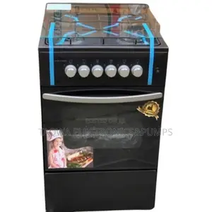 Integrated Oven and Grill Volcano 4 Burner Gas Cooker