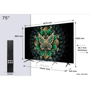 75 Qled TCL 75c6k Qd-Mini Led Google Tv