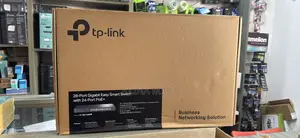 28-Port Gigabit Easy Smart Switch With 24-Port Poe+ Switch Tl-Sg1428pe