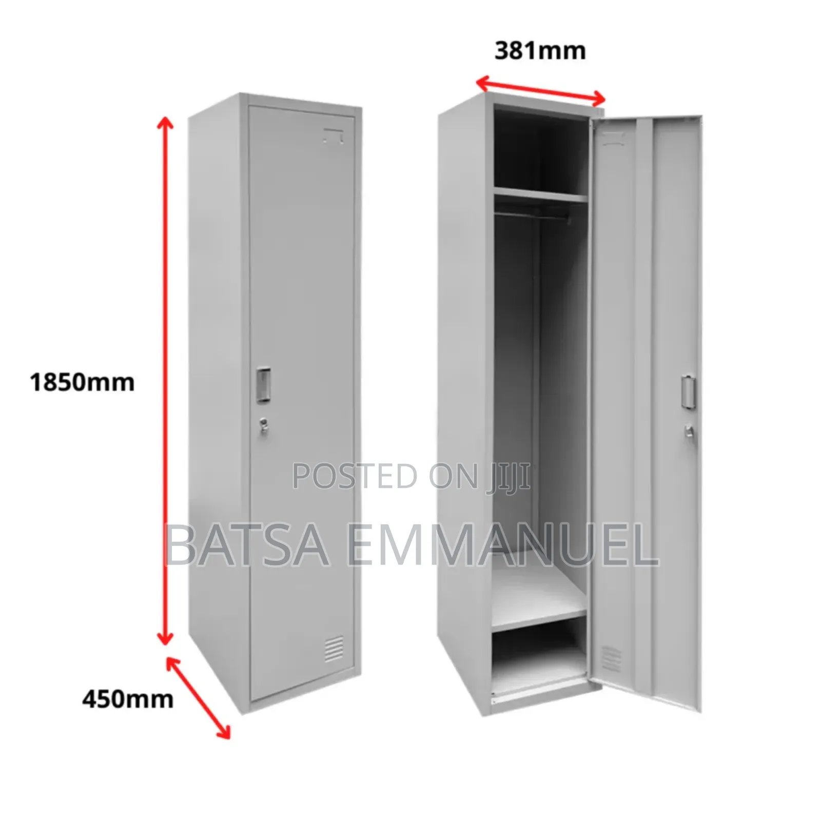 Metal Lockers/Cabinets (Single Door)