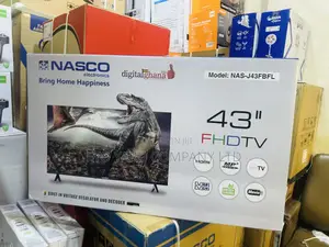 Clear Picture Quality Nasco 43 Inch Digital and Satellite Led Tv