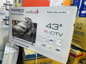Very Slim Design Nasco 43” FHD Digital Satellite Led Tv