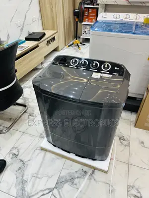 Lg P861ront 7kg Topload Semi Automatic Washing Black