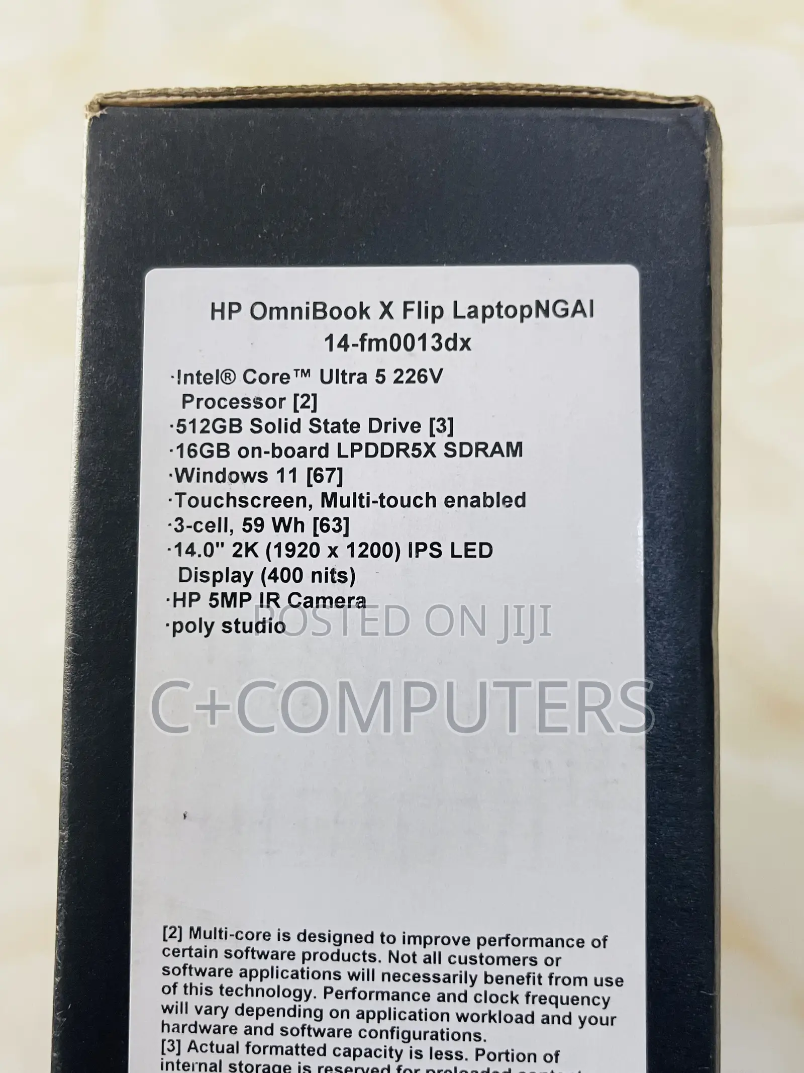 New Laptop HP OmniBook X Flip 14" 16GB Intel Core Ultra 5 SSD 512GB