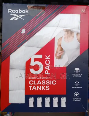 Reebok Classic Tanks, 5 Pieces(M/L)
