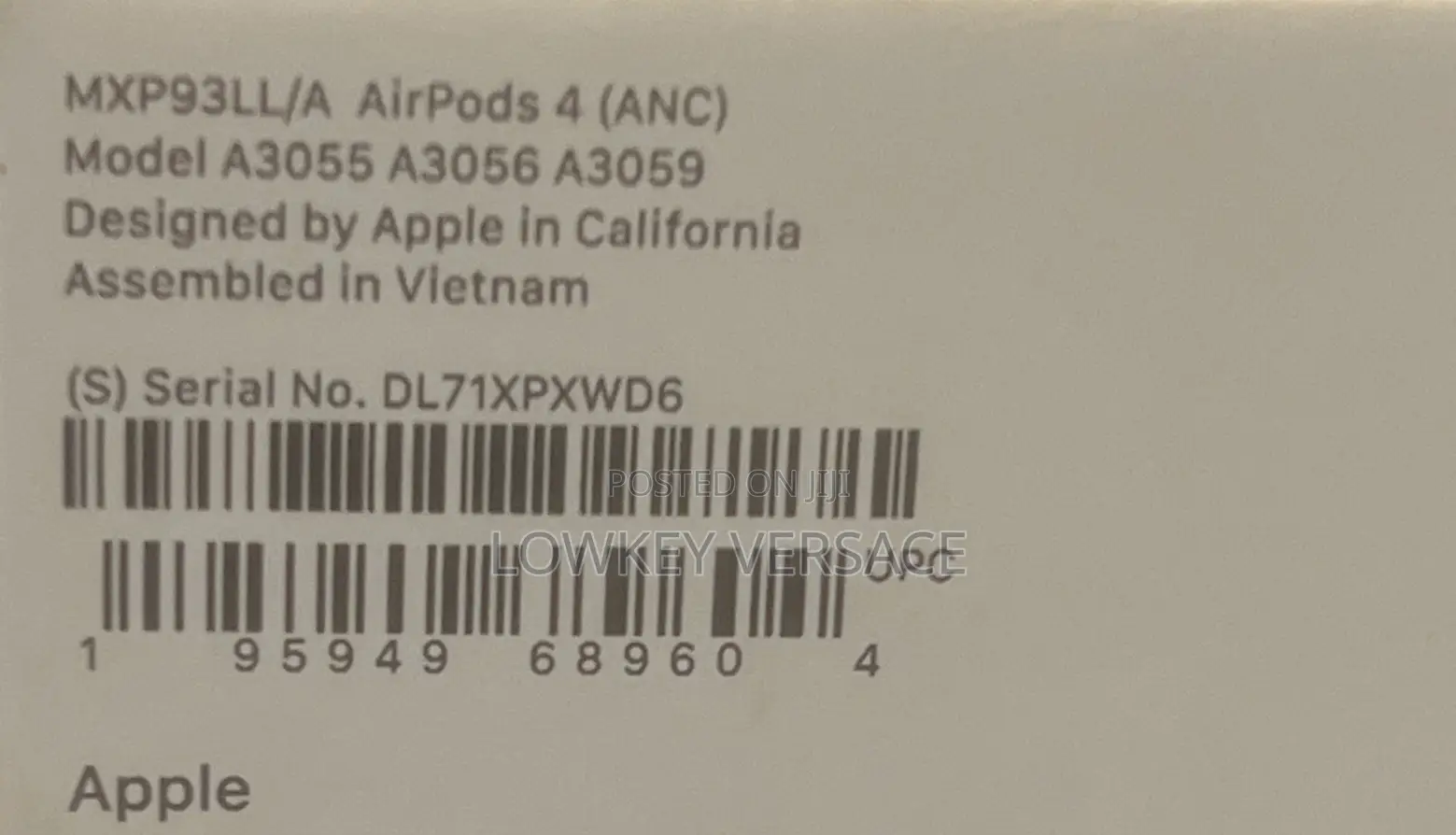 Airpods 4 Anc Version