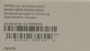Airpods 4 Anc Version
