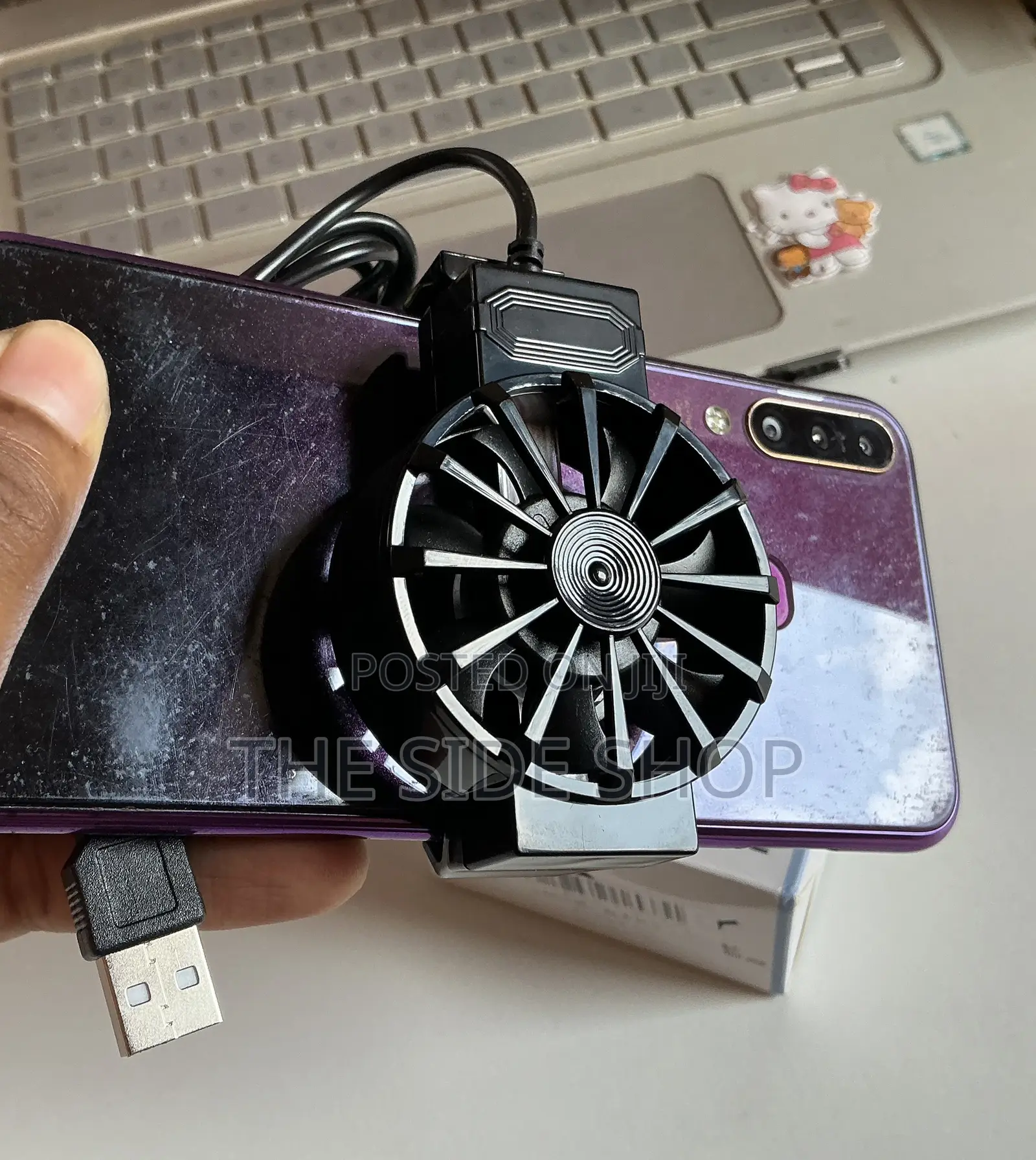 Led Wired Phone Cooling Fan for Mobile Gaming