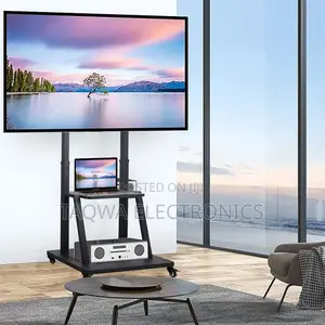 Typically-universal Mobile Tv Stand 32-75”” Inch
