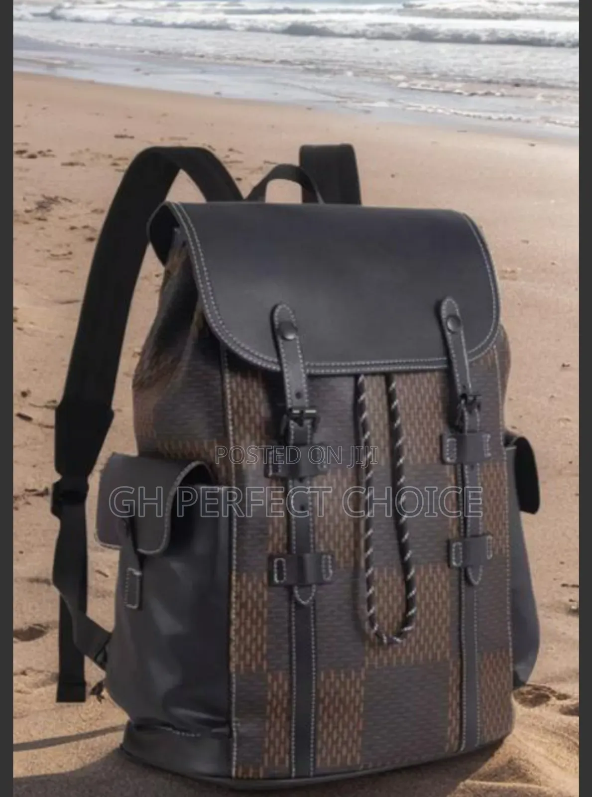 Custom Leather Adventure Backpack