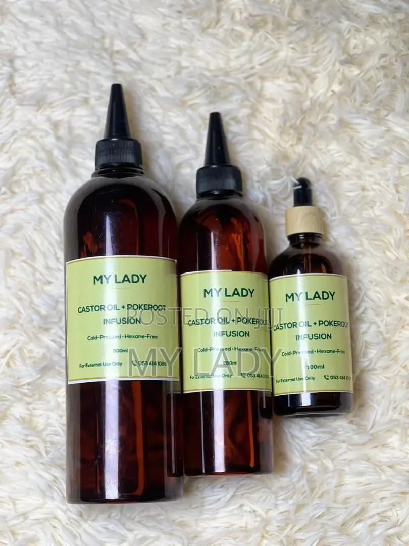 Castor Oil Infused With Pokeroot