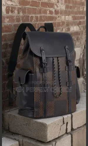 Custom Leather Coputer Backpack