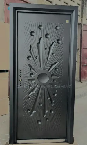 Black Steel Sed Quality Affordable Security Door