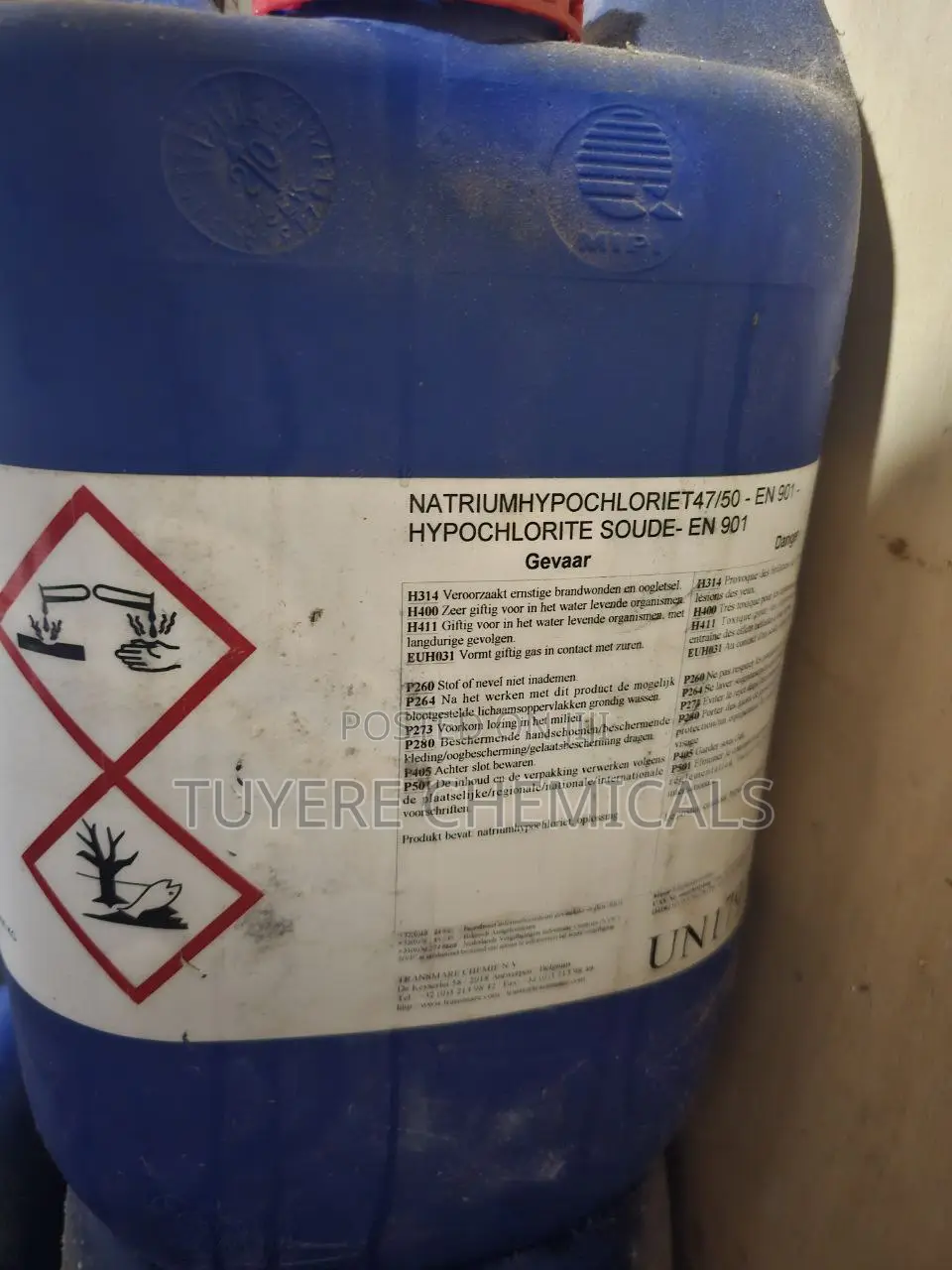 Sodium Hypochlorite 12-15% Solution