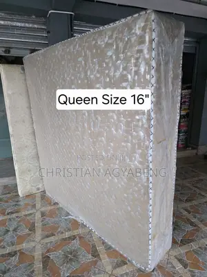 16 Inches Queen Size Beautiful Covered Mattress