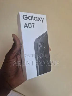 New Samsung Galaxy A07 128 GB Black