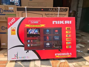 Flameless Design Nikai Fhd 43inch Smart Tv With Wifi