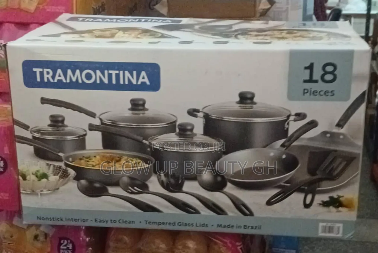 18 Piece Tramontina Cookware Set