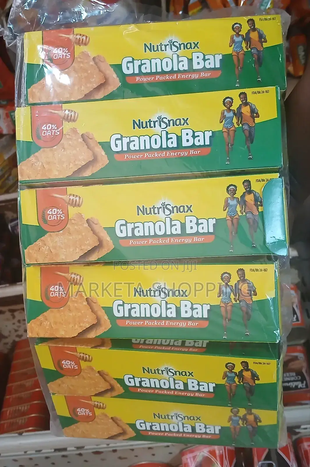 Nutrisnax Granola Bar 84gx6
